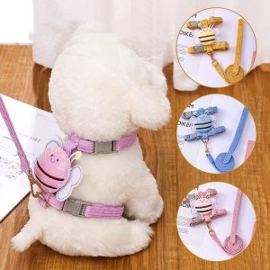 Comfortabel Stoffen Harnas voor Kleine Honden – Inclusief Riem