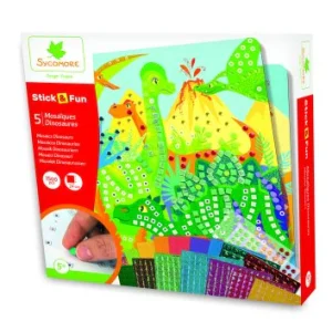 stick'n fun mozaiëk dinosaurs