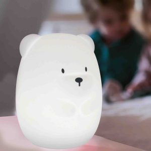 Nattou nachtlamp Beer Siliconen 15cm Multicollor