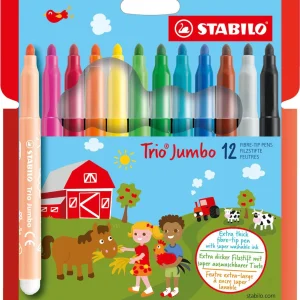 12 stiften trio jumbo STABILO